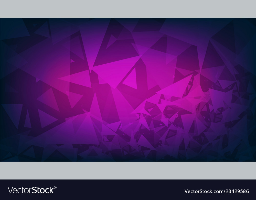 Abstract triangle pattern on gradient background vector image Abstract triangle pattern on gradient background
