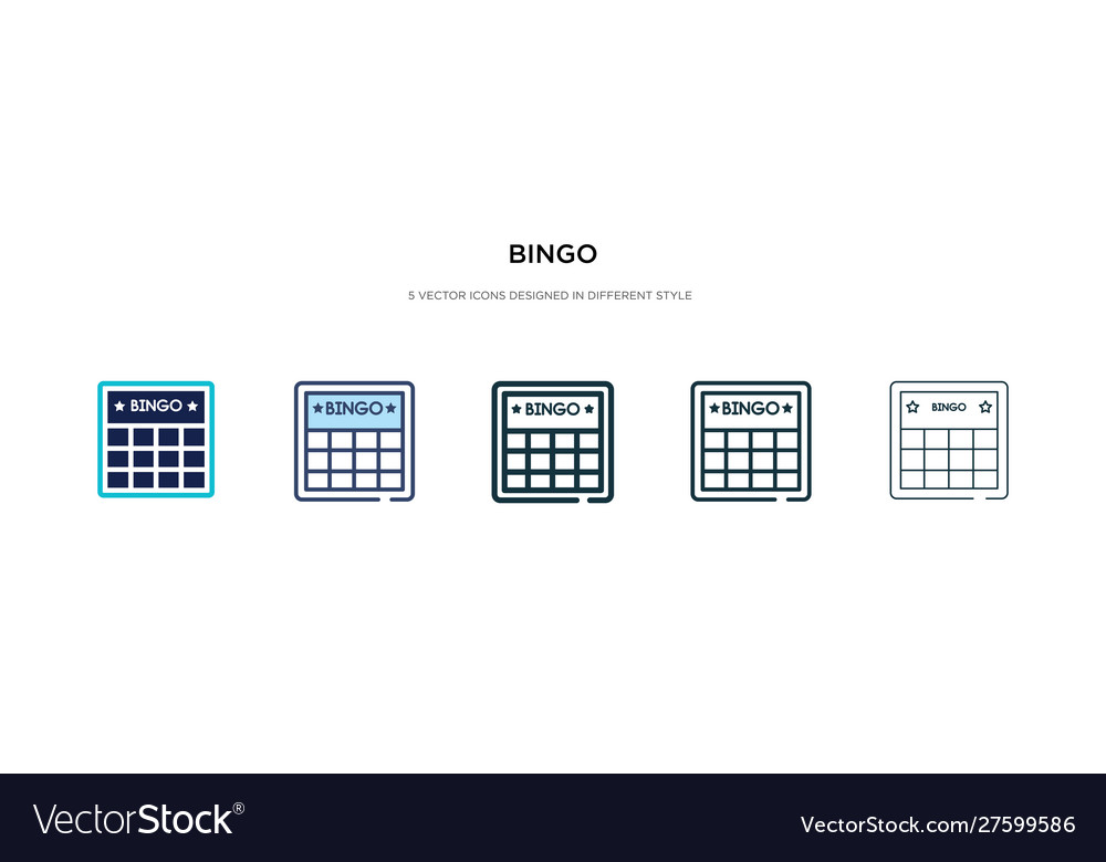 Bingo Icon Set - Multiple Styles