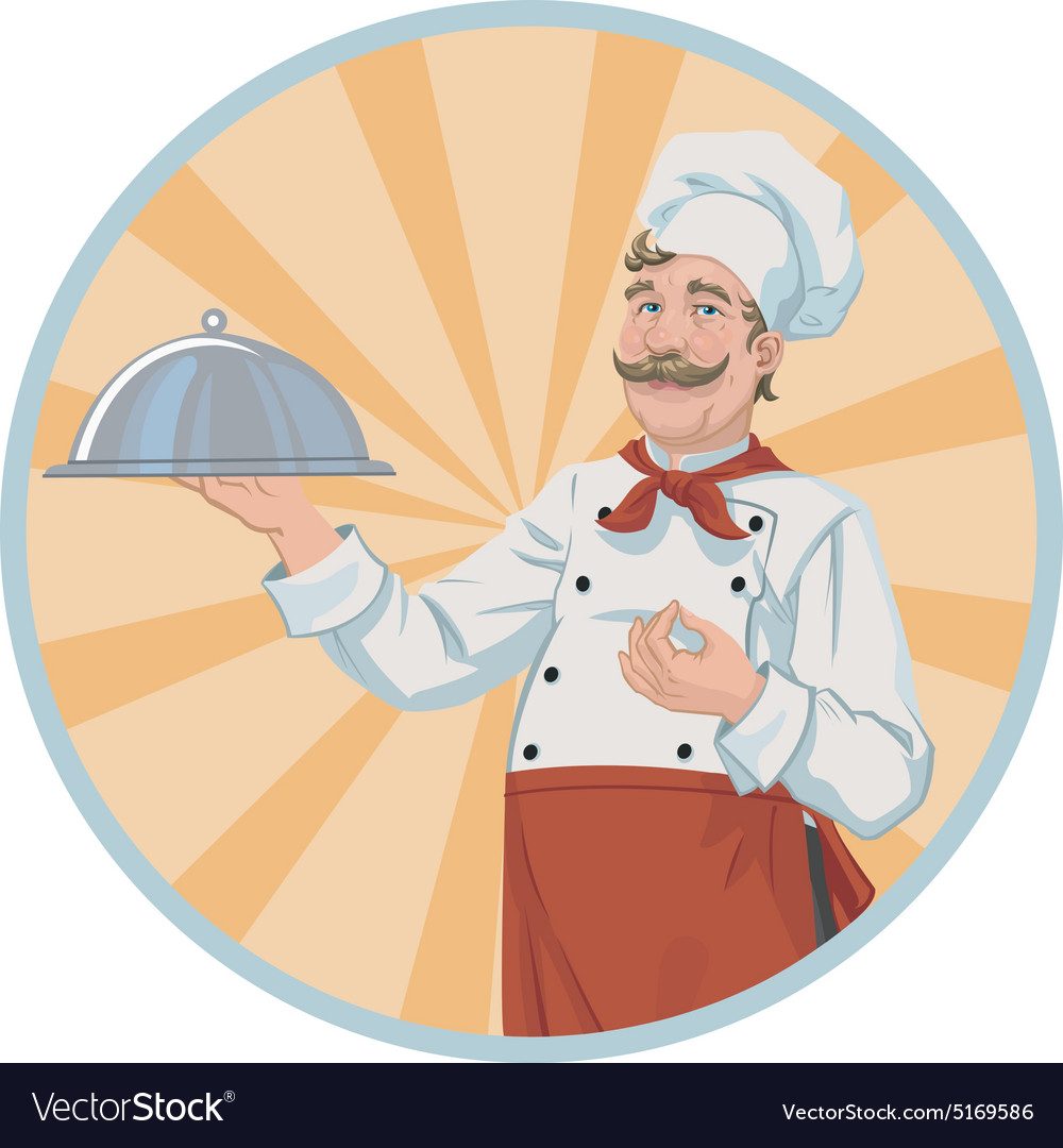 Chef in a retro style