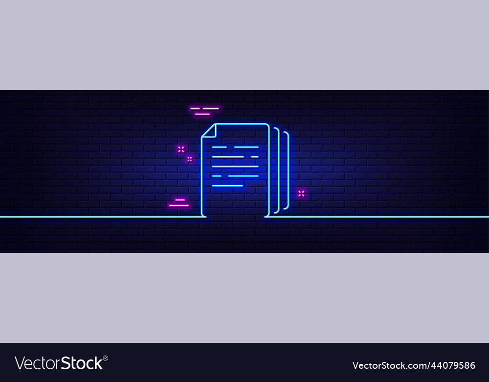 Copy documents line icon doc file duplicates sign vector image Copy documents line icon doc file duplicates sign