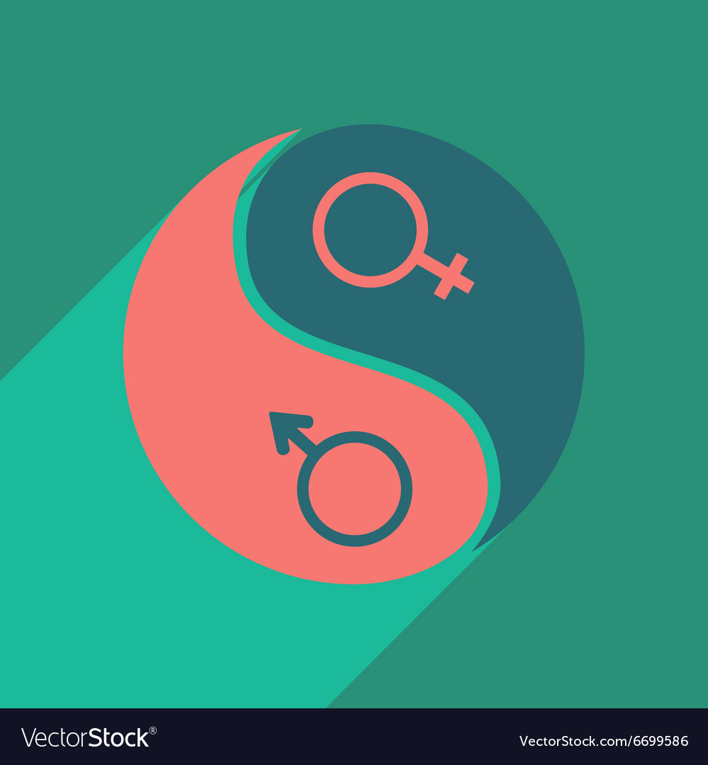Flat with shadow icon and mobile application