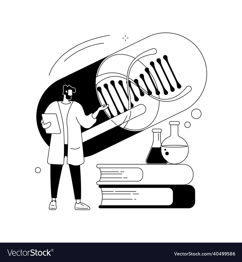 Gene therapy abstract concept