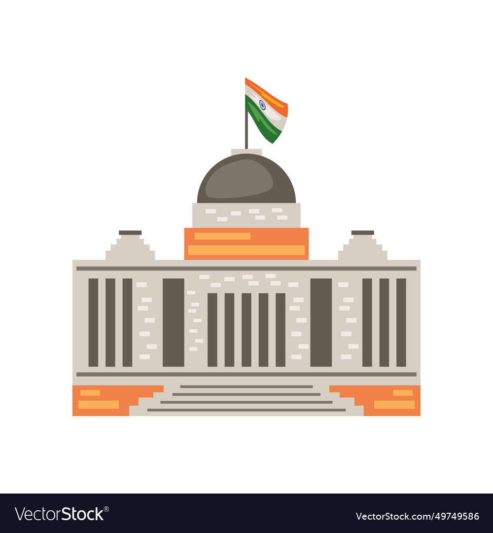 India general election government Royalty Free Vector Image