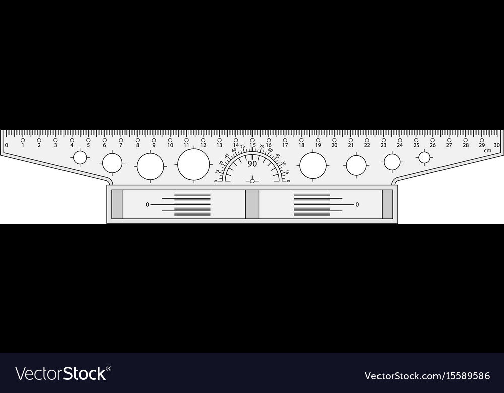 Measuring tool a t-square