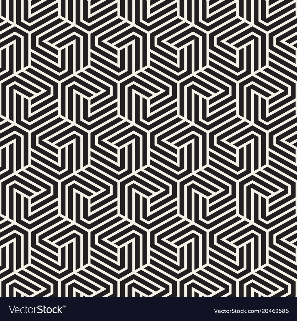 Modern Abstract Hexagon Pattern