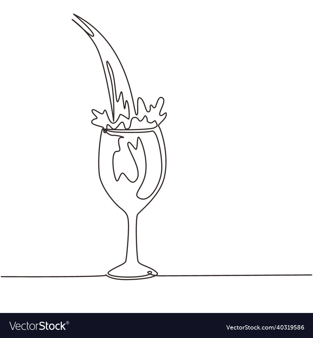 Single Line Wasser Pouring
