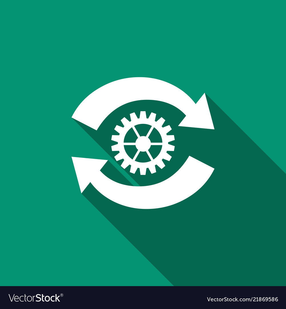 Workflow Gear Icon - Process & Automation