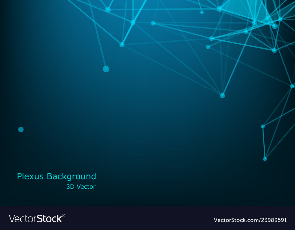 Abstract plexus structure of digital data web Vector Image