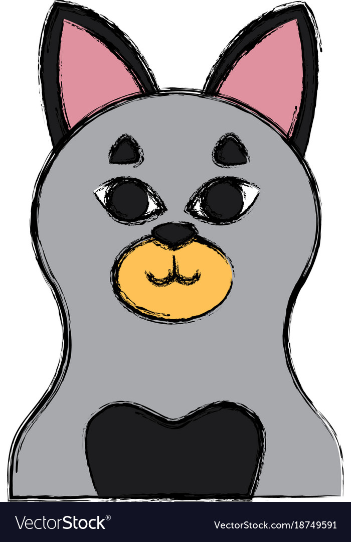 Cat Head Cartoon