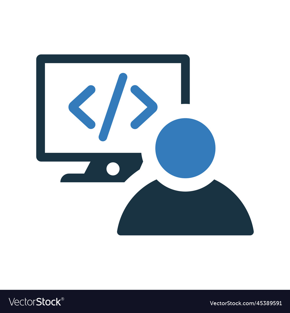 Code Programmierer-Symbol