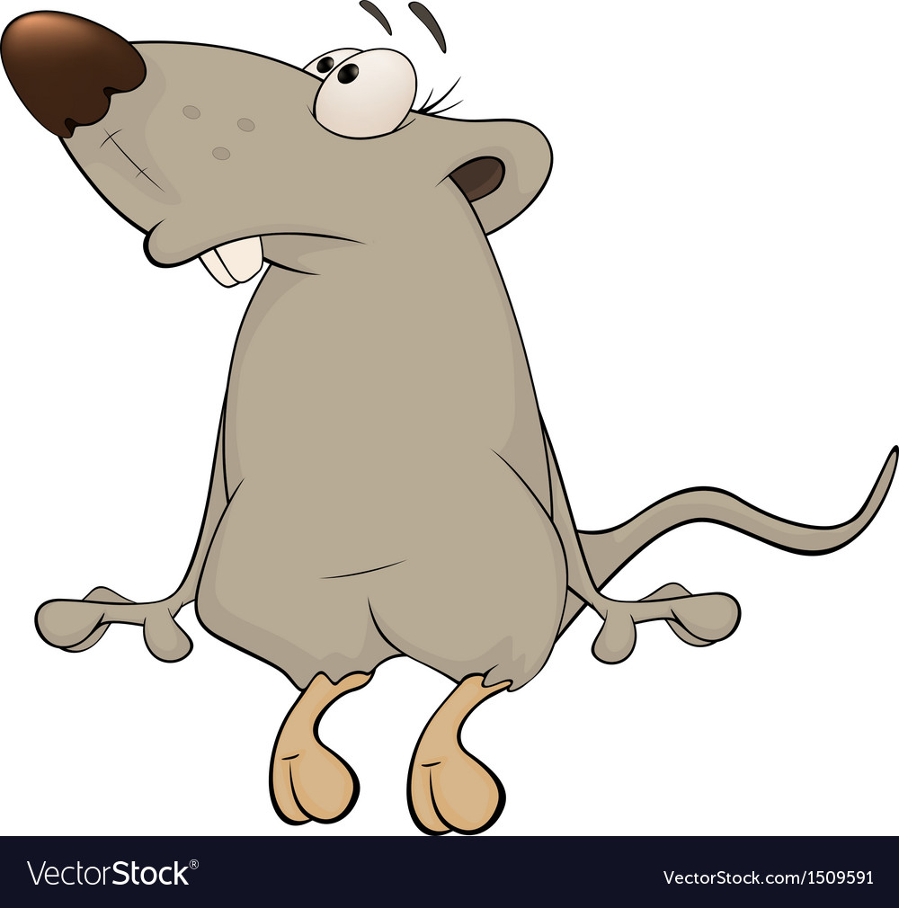 Cute Cartoon Rat