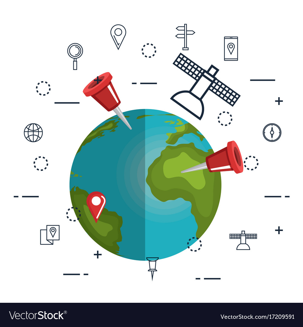 Gps navigation app icons