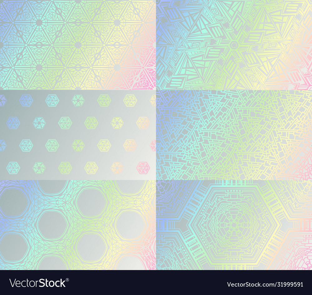 Hologram Gradient Texture Set