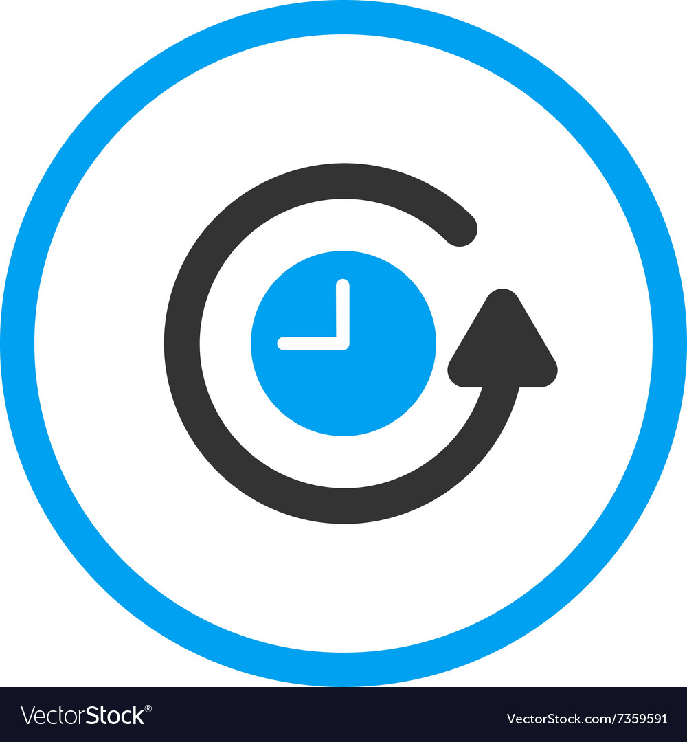 Restore clock rounded icon