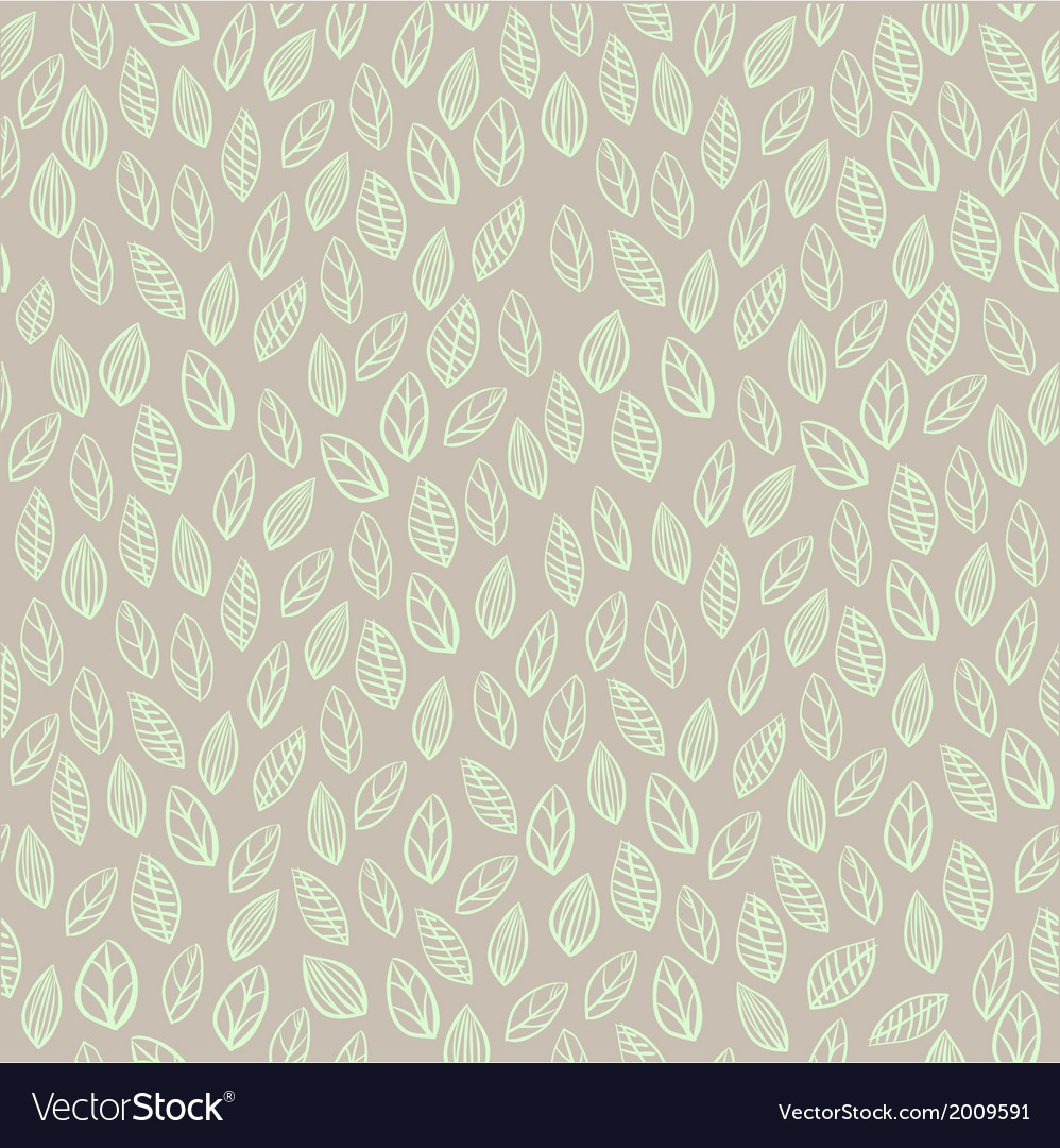 Seamless leaf pattern