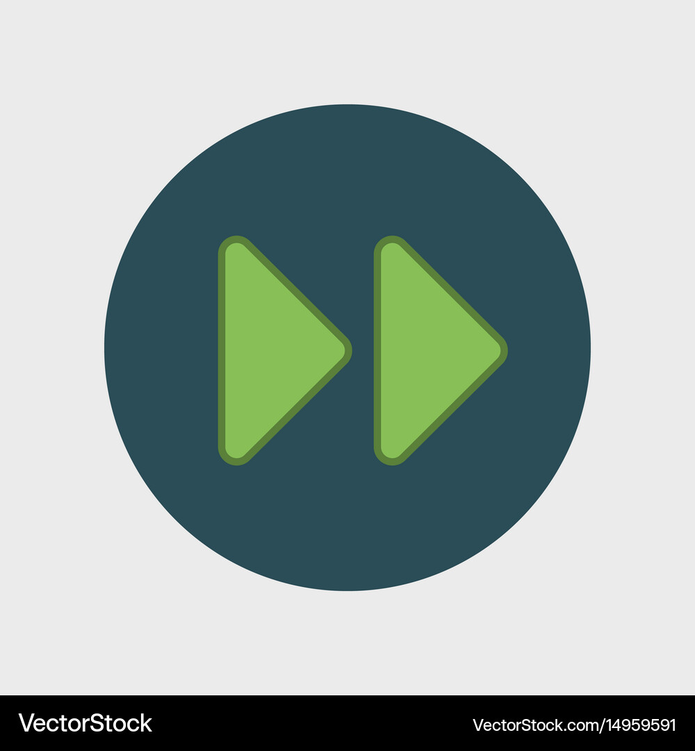 Simple arrow icon Royalty Free Vector Image - VectorStock
