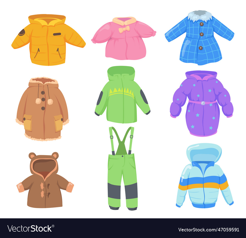 Winter clothes for kids set