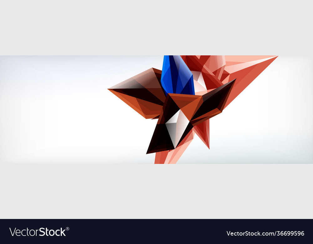 3d triangles and pyramids abstract vector image 3d triangles and pyramids abstract