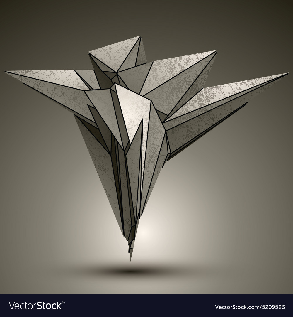 Asymmetric peak technology metallic object