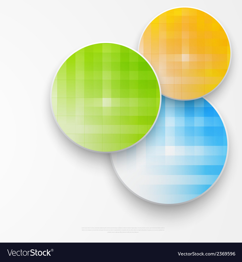 Beautiful color grunge design elements circle