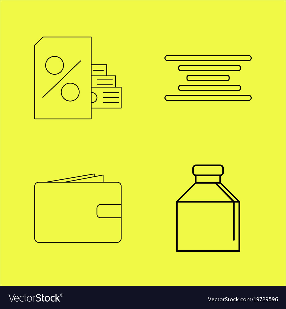 Essential linear icon set
