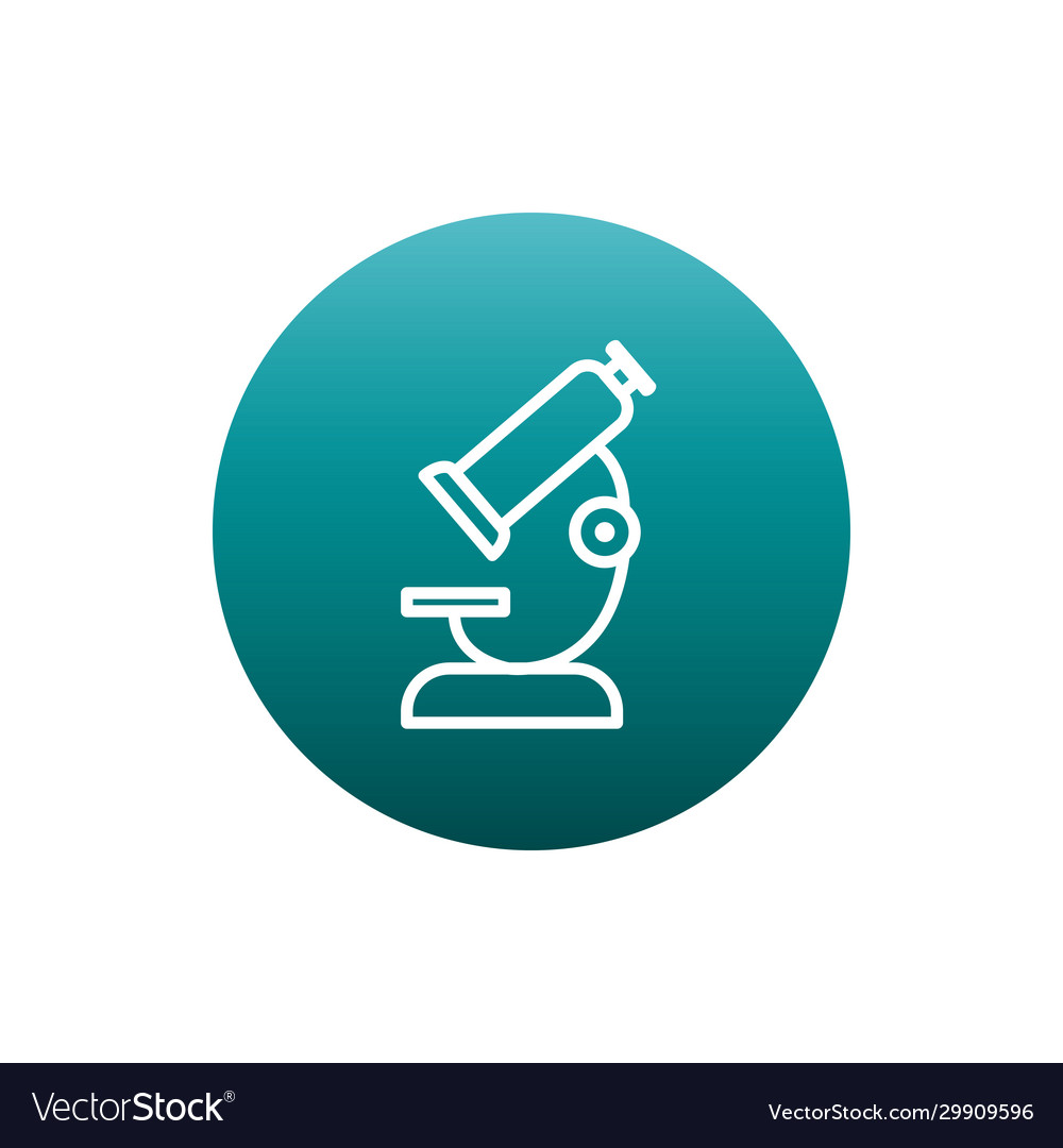 Isolated chemistry microscope block gradient style