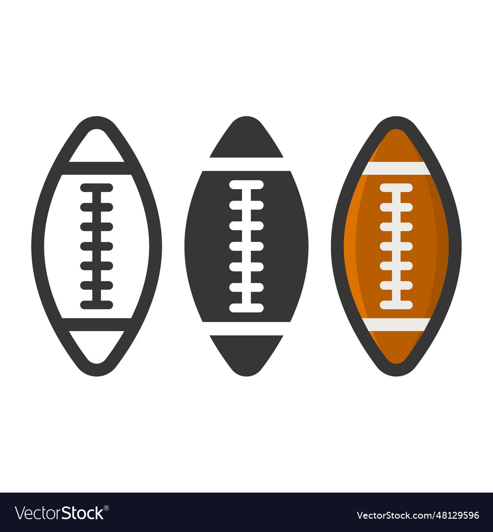 Isolated flat sports equipment icon set Royalty Free Vector