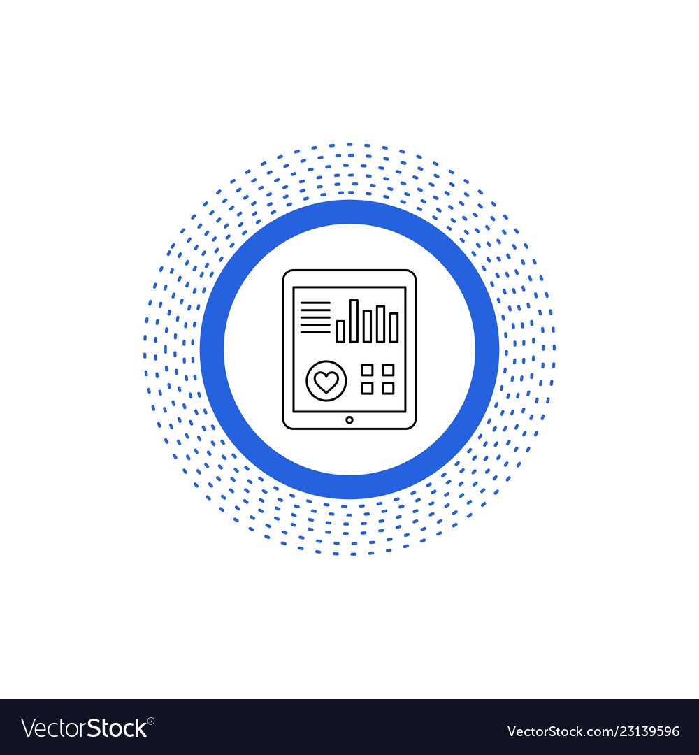 Monitoring health heart pulse patient report line