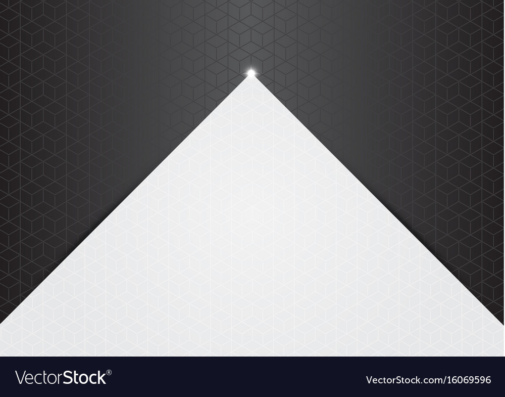 polygon background hexagons half gray royalty free vector half black half white background