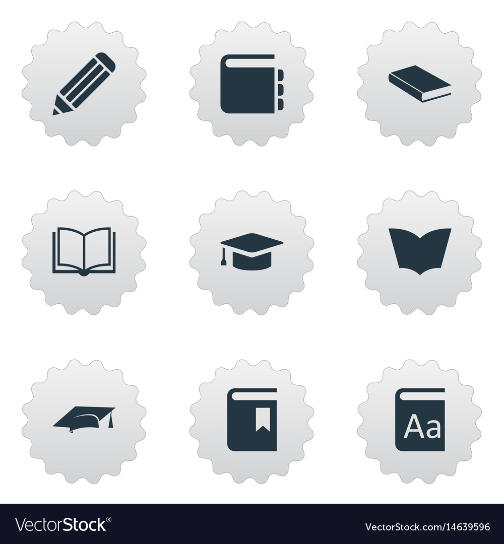 Set of simple knowledge icons