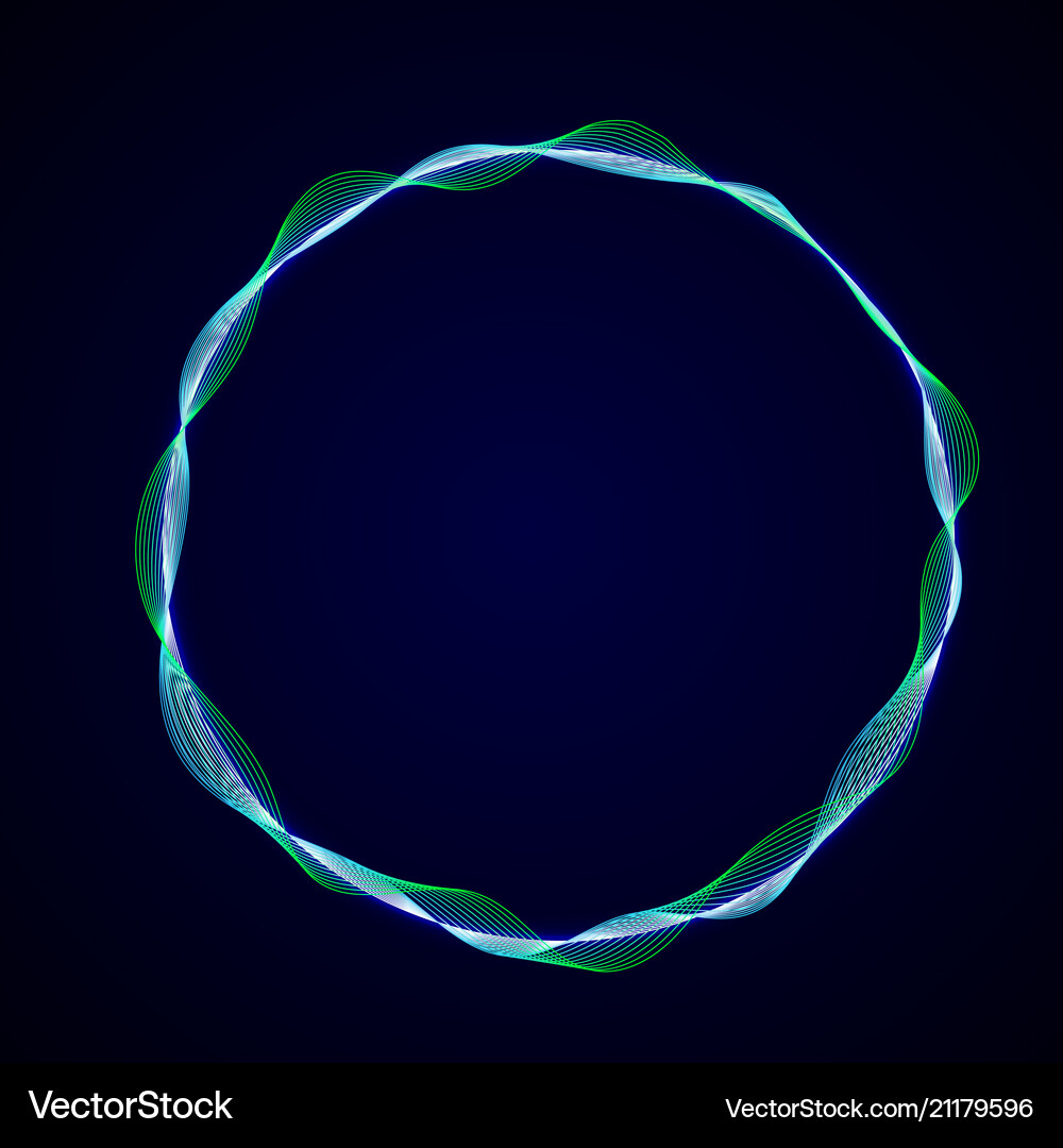 Shape waves Royalty Free Vector Image - VectorStock