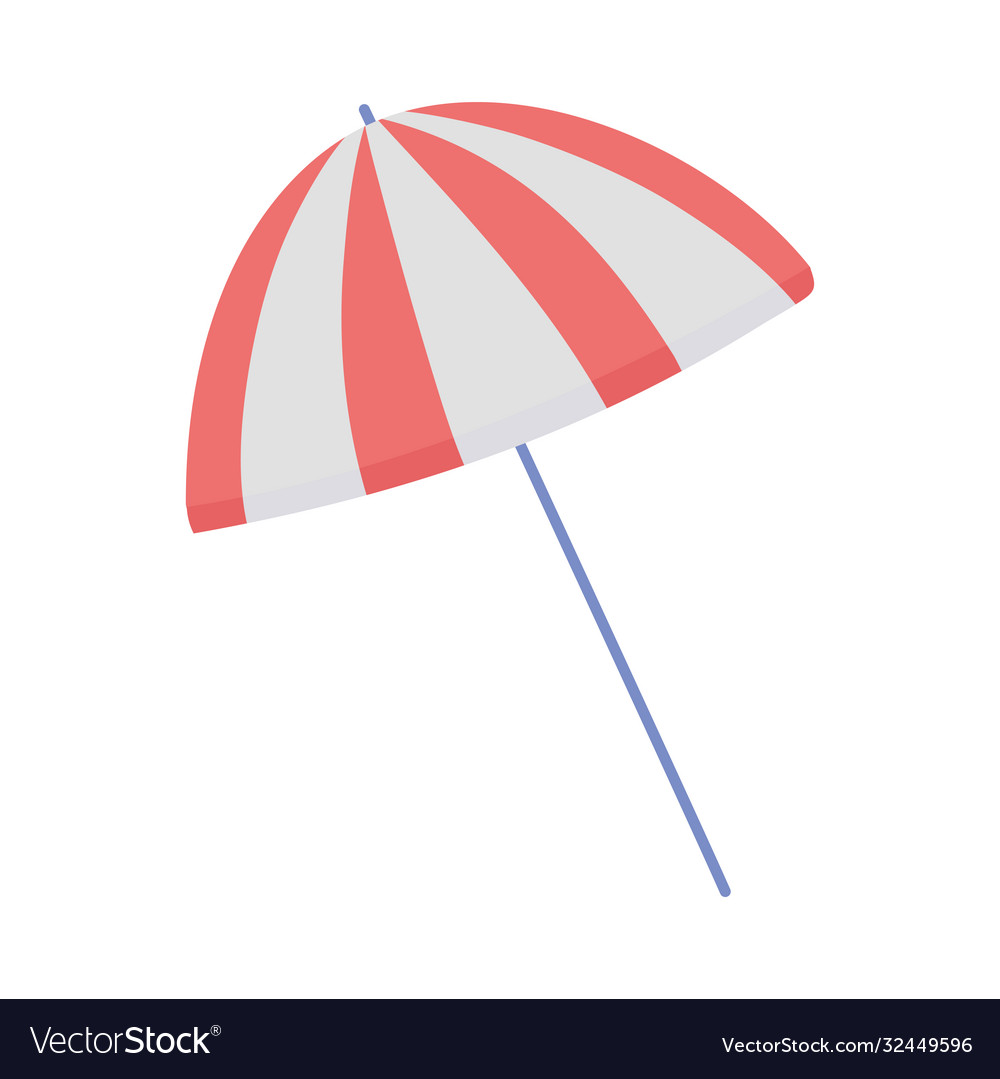 Umbrella protection cartoon isolated design icon Vector Image