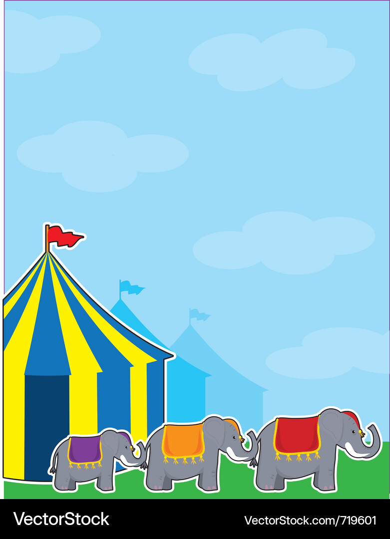 Circus tent Royalty Free Vector Image - VectorStock