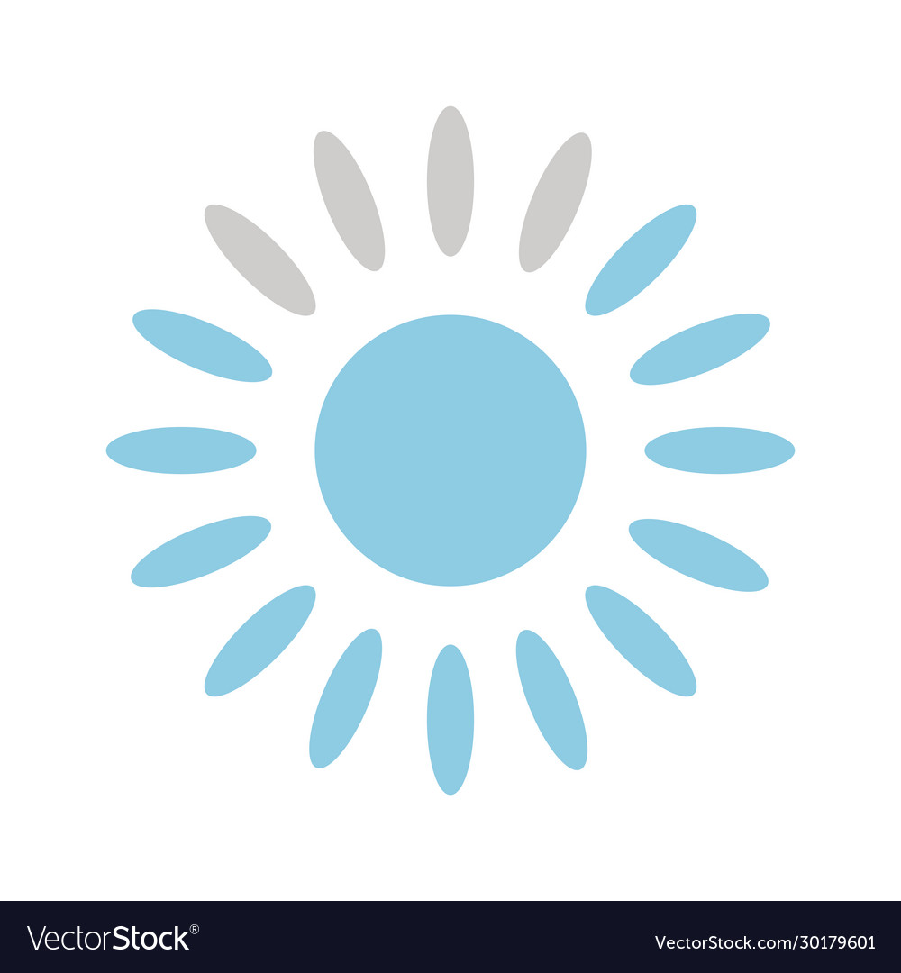 Lines loading circle flat style icon design