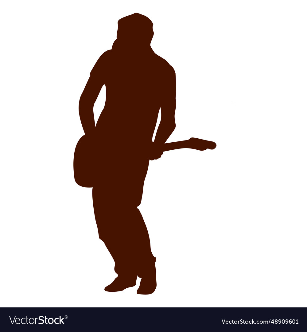 Man Musikgitarre Musik Silhouette