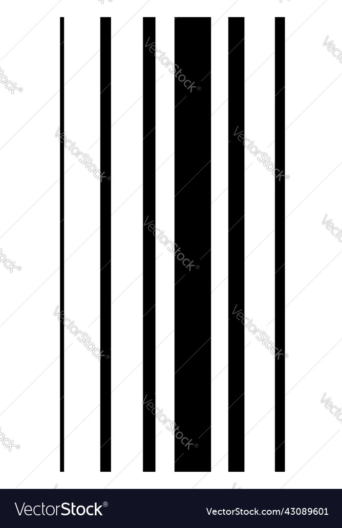Random size scattered lines stripes vertical vector image Random size scattered lines stripes vertical