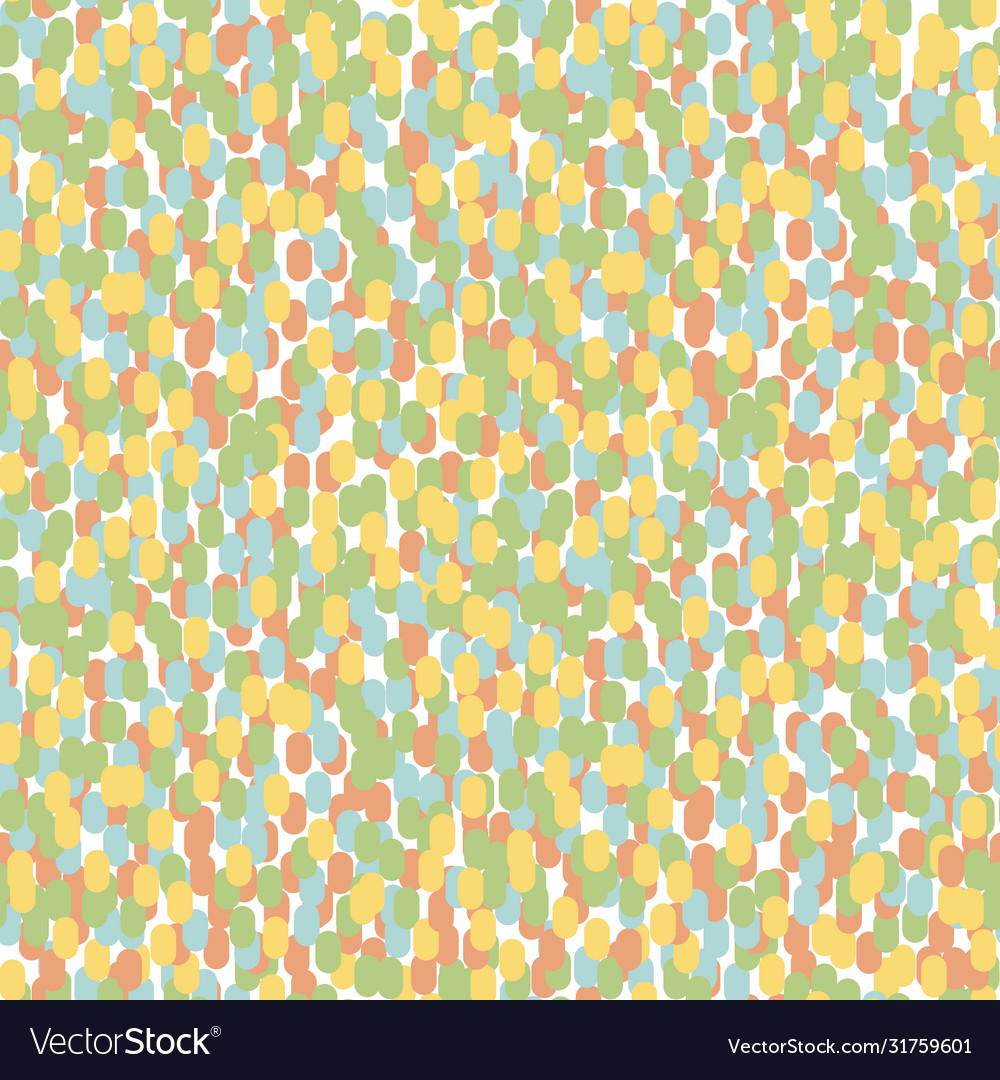 Seamless pattern with multicolored ovals Vector Image Seamless pattern with multicolored ovals