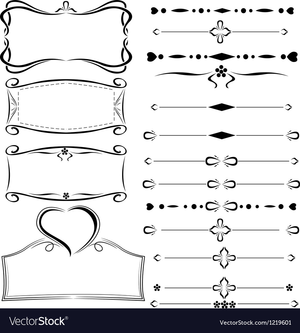 Set of design elements