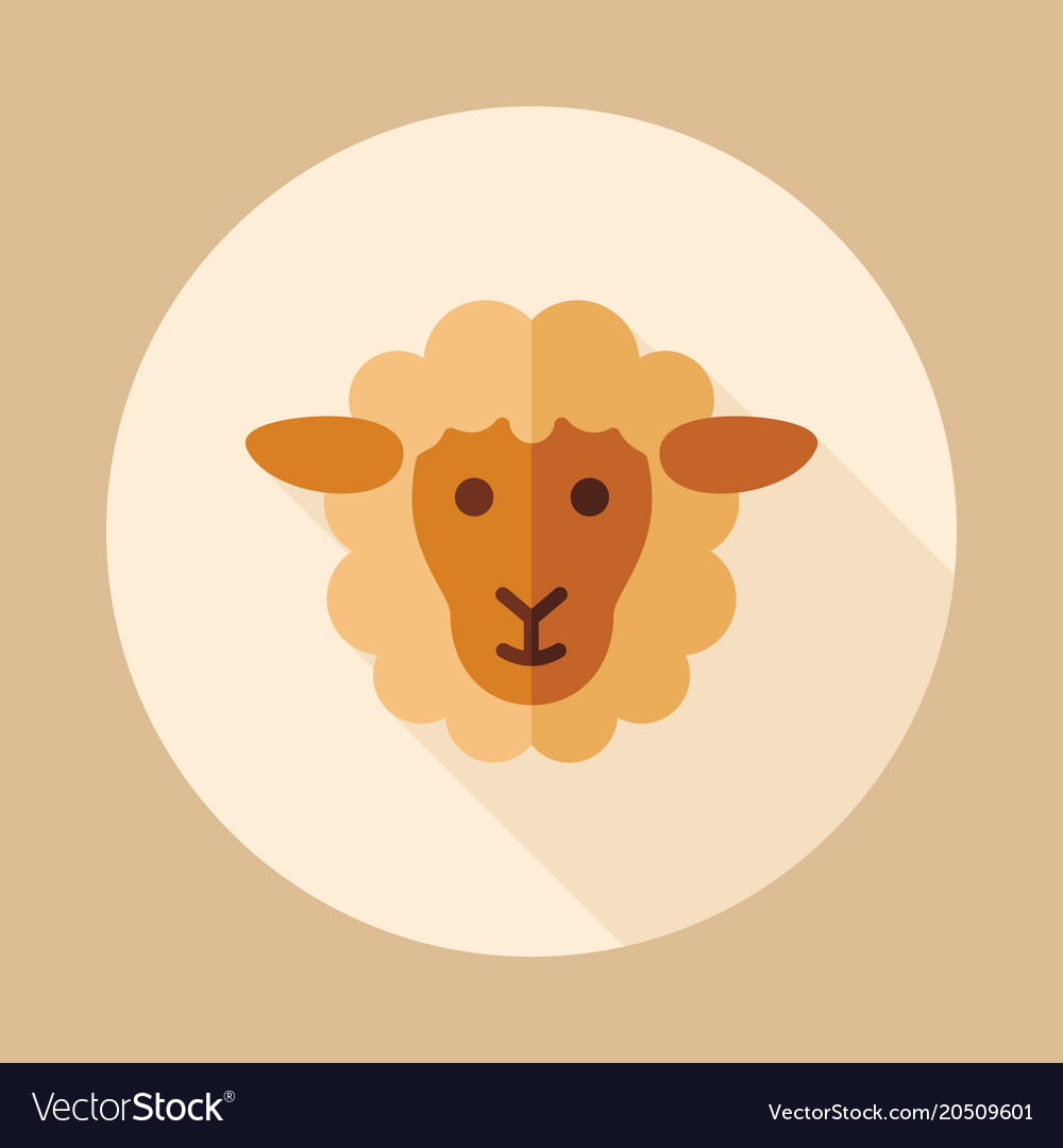 Sheep icon animal head