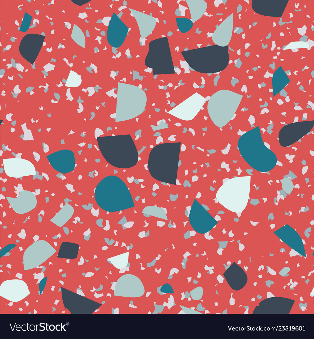 Terrazzo colorful seamless pattern abstract repeat