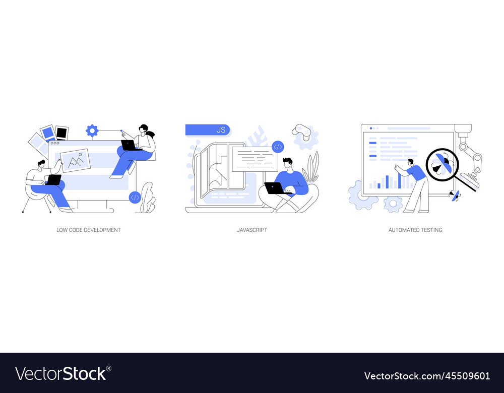 Web programming abstract concept