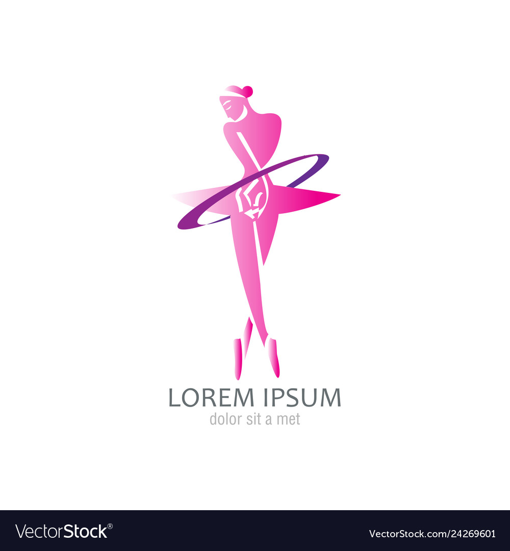 Woman dancing ballet Royalty Free Vector Image