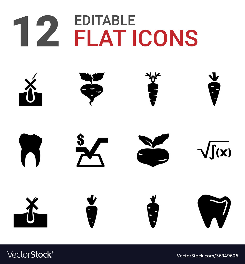 12 root icons