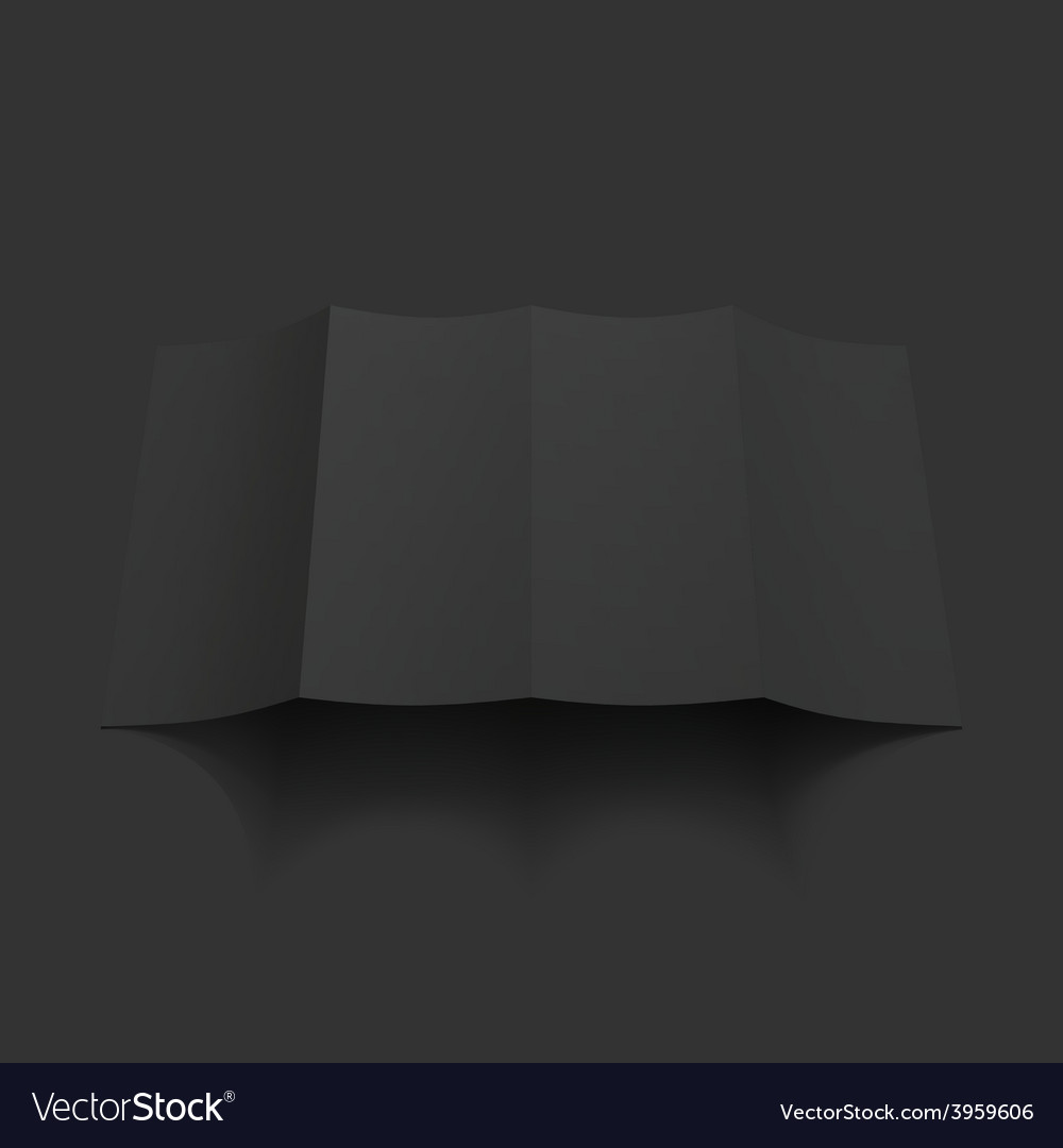 blank tri fold brochure
