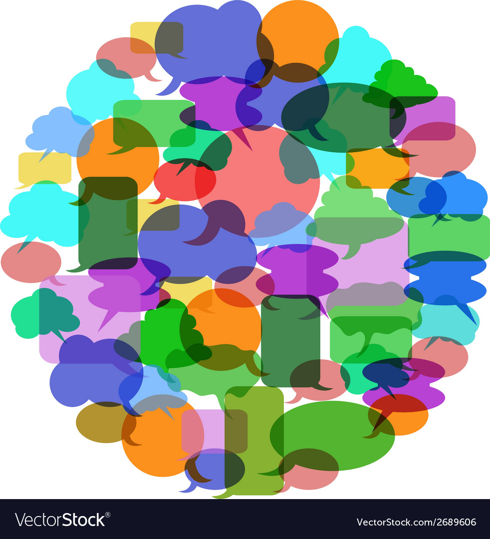 Colorful Speech Bubbles