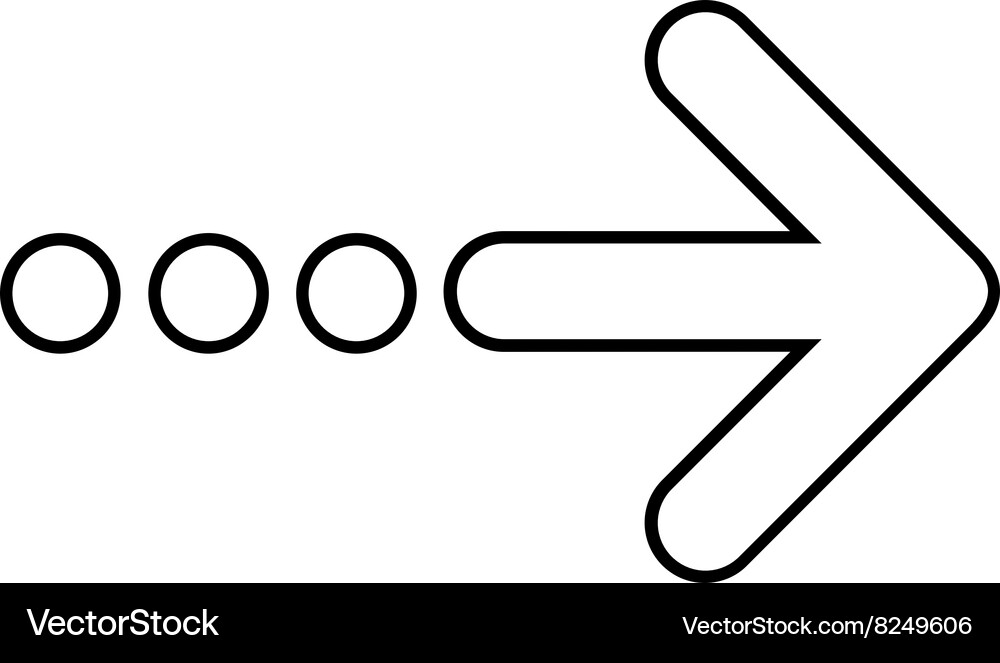 Send right stroke icon Royalty Free Vector Image