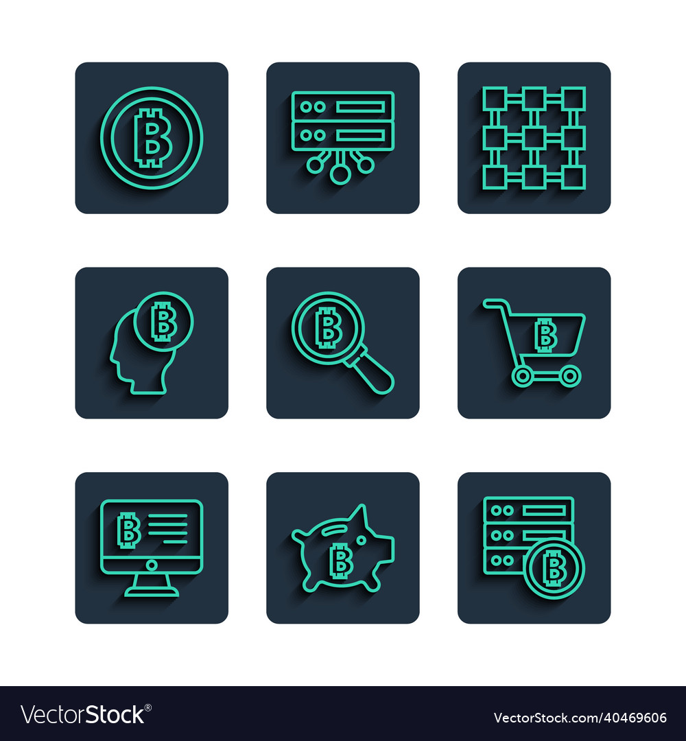 Set line mining bitcoin from monitor piggy bank