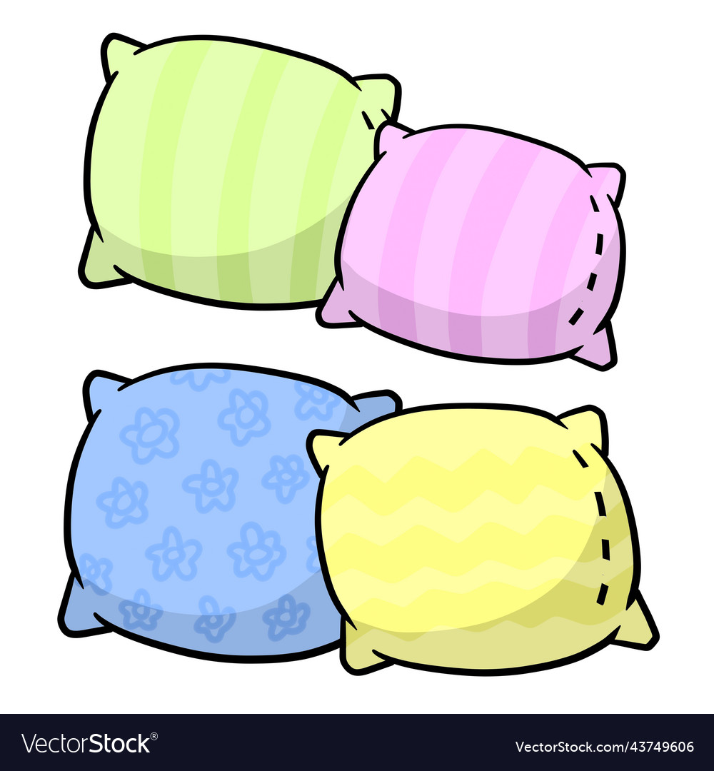 Set of pillows large and small object