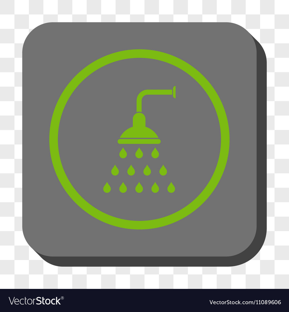 Shower rounded square button