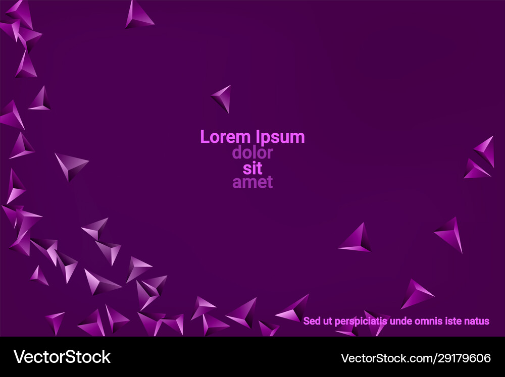 Triangular background Royalty Free Vector Image